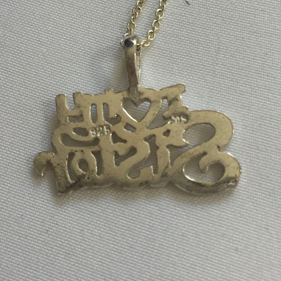 "I Love My Sister" Sterling Silver .925 18" Necklace - Picture 4 of 7